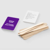 Afstudeerceremonie Schema Gast Programma - Handwaaier (Niet-gemonteerd)