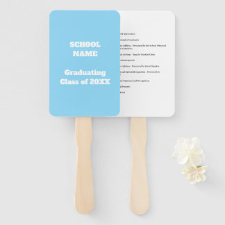 Afstudeerceremonie Schema Gastprogramma - Handwaaier