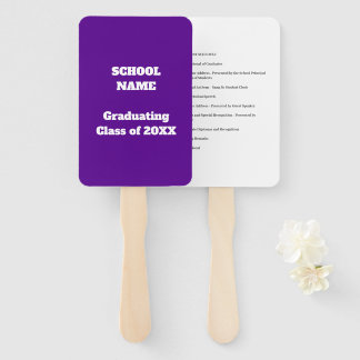 Afstudeerceremonie Schema Gastprogramma - Handwaaier