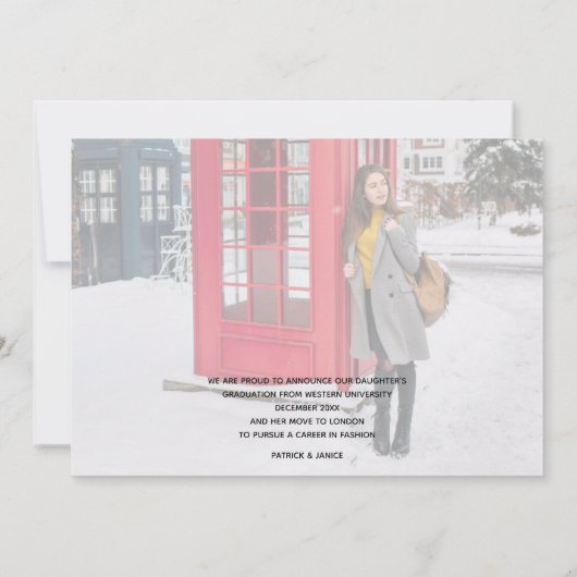 Afstudeercollege foto aankondiging (Achterkant)