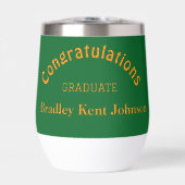 Afstudeercongratulaties Witte Drankbeker (Voorkant)