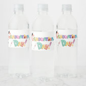 Afstudeerdag Waterfles Etiket (Flessen)