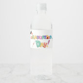 Afstudeerdag Waterfles Etiket (Voorkant)