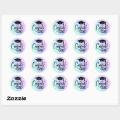Afstudeerder 2022 Graduation Party Ronde Sticker (Vel)