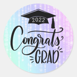 Afstudeerder 2022 Graduation Party Ronde Sticker