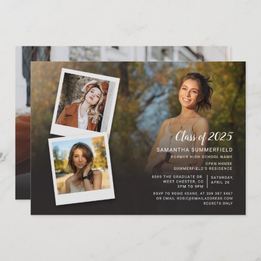 Afstudeerder 2023 het Afstuderen van het Manuscrip Kaart (Voorkant / Achterkant)