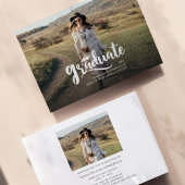 Afstudeerder 2023 Twee Foto Modern Afstuderen Aank