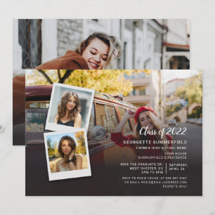 Afstudeerder 2024 Fotocollage Graduation Party Kaart