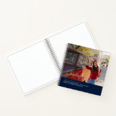 Afstudeerder 2024 Navy Fotoscript Graduation Party Notitieboek (Binnen)