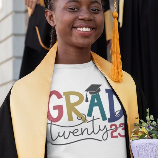 Afstudeerder 2024 vet kleurrijk afstuderen t-shirt