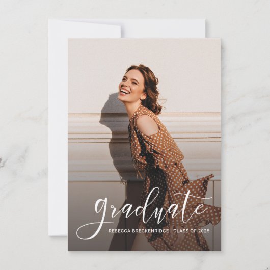 Afstudeerder 2025 Foto's Afstuderen Aankondiging (Voorkant)