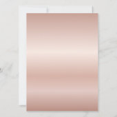 Afstudeerder 2025 Roos Gold Glitter Drip Graduatio Kaart (Achterkant)