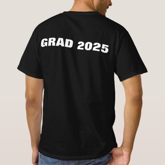 AFSTUDEERDER 2025 T-shirt (Achterkant)