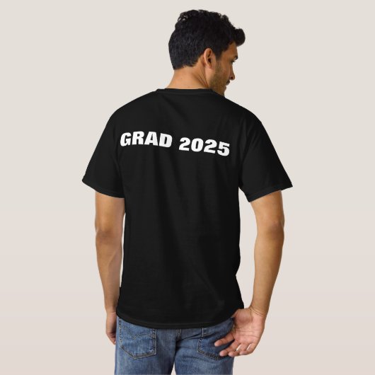 AFSTUDEERDER 2025 T-shirt (Achterkant volledig)