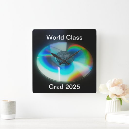 Afstudeerder 2025 wandklok (Huis)