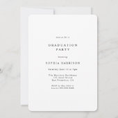 Afstudeerder '25 Wavy Typografie Afstuderen Kaart (Achterkant)