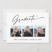 Afstudeerder 3 Foto van de moderne kalligrafie - i Aankondiging (Voorkant)