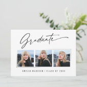 Afstudeerder 3 Foto van de moderne kalligrafie - i Aankondiging (Staand voorkant)