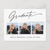 Afstudeerder 3 Foto van de moderne kalligrafie - i Briefkaart (Voorkant)