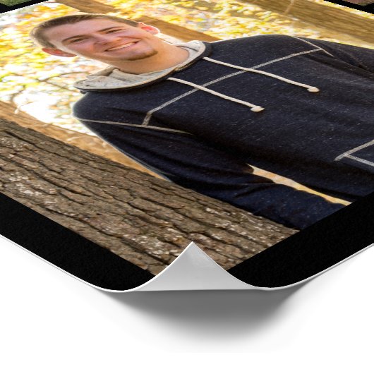 Afstudeerder 66 Foto Collage Aangepaste kleur Poster (Hoek)