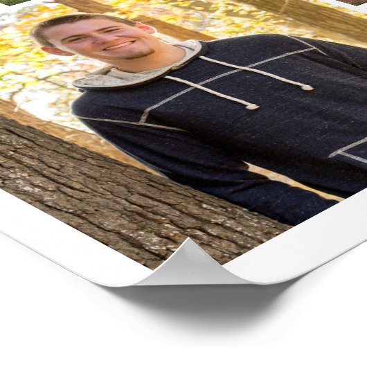 Afstudeerder 66 Foto Collage Aangepaste kleur Poster (Hoek)