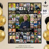 Afstudeerder 66 Foto Collage Aangepaste kleur Poster