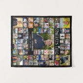 Afstudeerder 66 Foto Collage Aangepaste kleur Wandkleed (Voorkant (horizontaal))