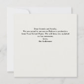 Afstudeerder Aangepast 5 Afstuderen voor fotocolla Aankondiging (Achterkant)