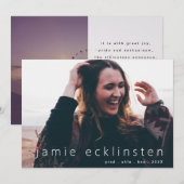 Afstudeerder Aangepaste Sjabloon van volledig gebl (Voorkant / Achterkant)