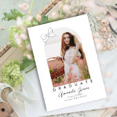 Afstudeerder Aankondiging 2025 Bow Coquette Elegan