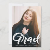 AFSTUDEERDER | Aankondiging afstuderen penseelstre (Voorkant)