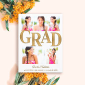 Afstudeerder Aankondiging Uitnodiging White Gold 6