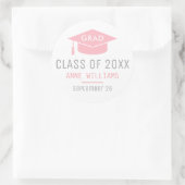 AFSTUDEERDER / AFSTUDEREN / AFSTUDEREN RONDE STICKER (Tas)