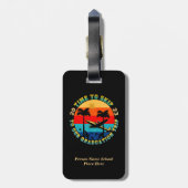 Afstudeerder Afstuderen Hogere klasse Trip 2023 pe Bagagelabel (Achterkant verticaal)