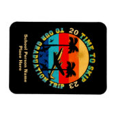 Afstudeerder Afstuderen Hogere klasse Trip 2023 pe Magneet (Horizontaal)