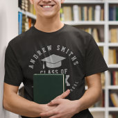 Afstudeerder Afstuderen klasse van aangepaste naam T-shirt