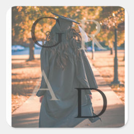 Afstudeerder Afstuderen sticker label