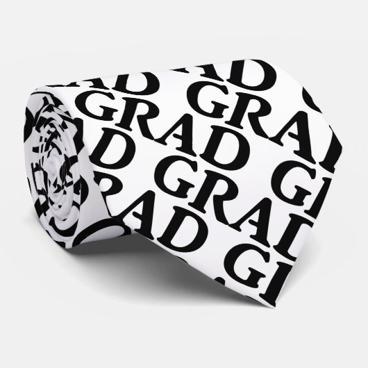 AFSTUDEERDER Afstuderen Stropdas (Opgerold)