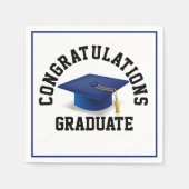 Afstudeerder Bash Essentials: vieren in stijl! Servet (Voorkant)