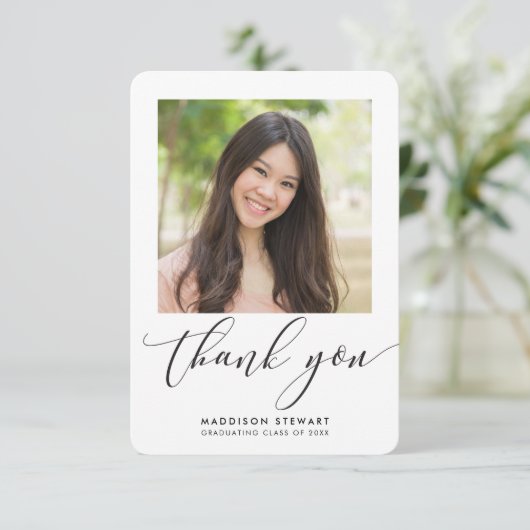 AFSTUDEERDER BEDANKT Moderne foto eenvoudige kalli (Staand voorkant)