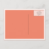 Afstudeerder Boheems Pet Koraal Bewaar de datumfot Aankondigingskaart (Achterkant)