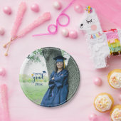 Afstudeerder Borden voor Afstuderen fotopapier Papieren Bordje (Feest)