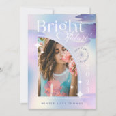 Afstudeerder Bright Future Starry Iridescent Paste Kaart (Voorkant)