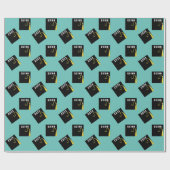 Afstudeerder cadeau 2025 cadeaupapier (Vlak)