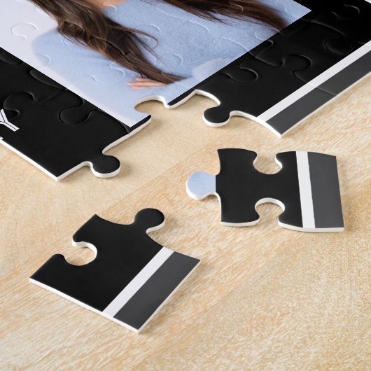 Afstudeerder cadeau! Aangepast Afstuderen Gefelici Legpuzzel (Zijkant)