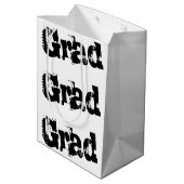 Afstudeerder Cadeau Medium Cadeauzakje (Achterkant Gekanteld)