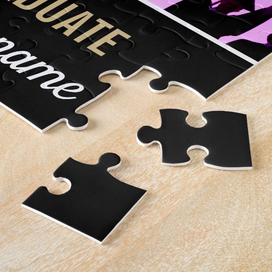 Afstudeerder cadeau! Populair Afstuderen Puzzle Legpuzzel (Zijkant)