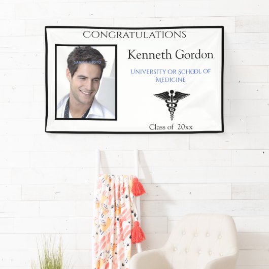 Afstudeerder Caduceus Black White Spandoek (Insitu)