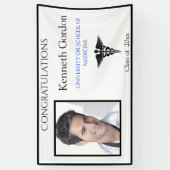 Afstudeerder Caduceus Black White Spandoek (Verticaal)