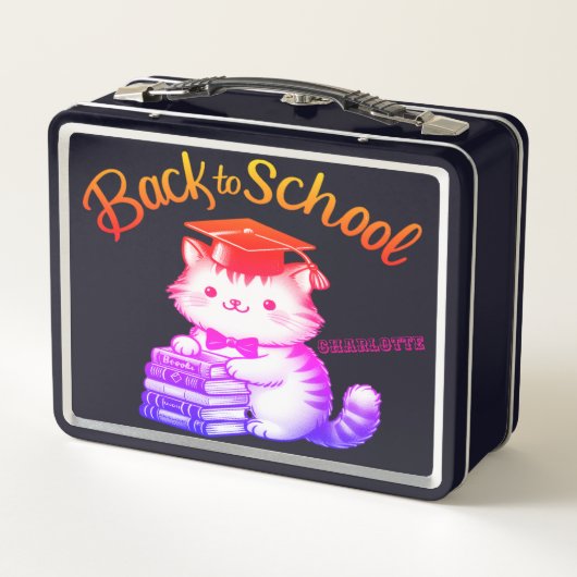 Afstudeerder Cat Lunchbox (Achterkant)